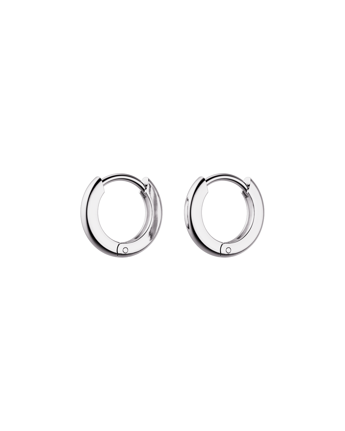 Basic Small Hoops in sterling silver