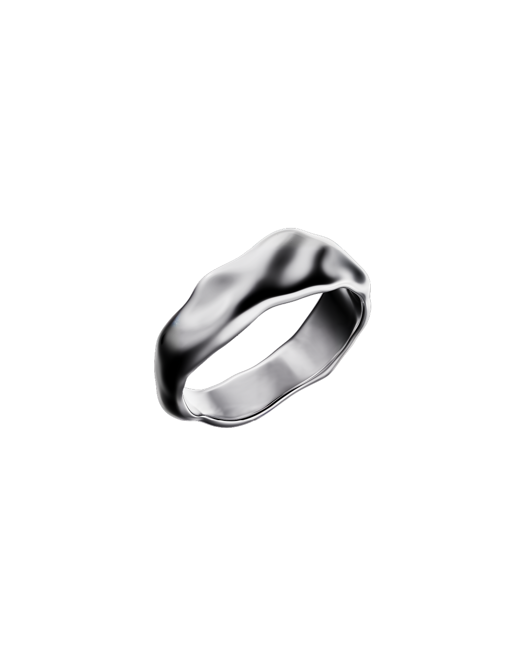Molten Ring, 18k gold plated sterling silver