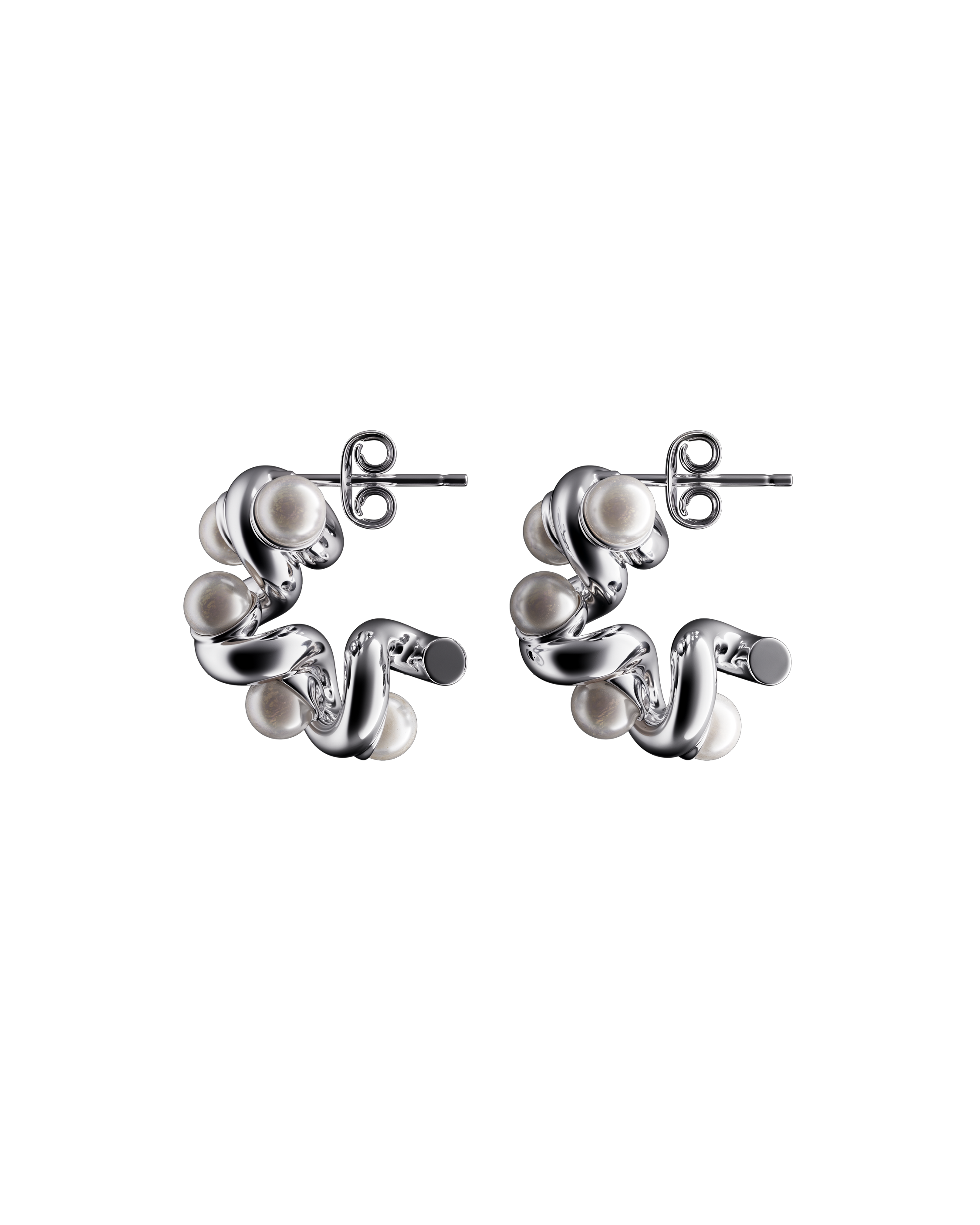 Pearl Twist Earrings
