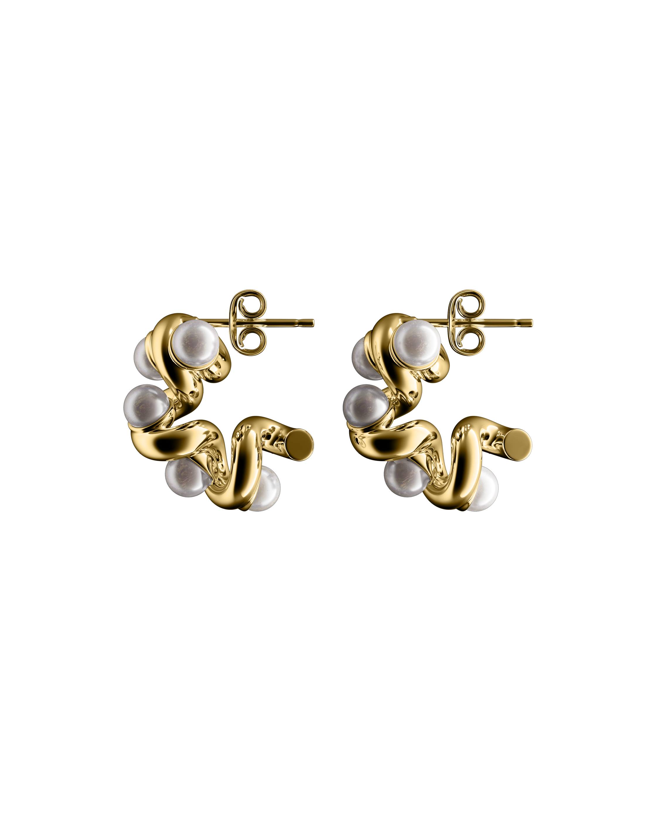 Pearl Twist Earrings