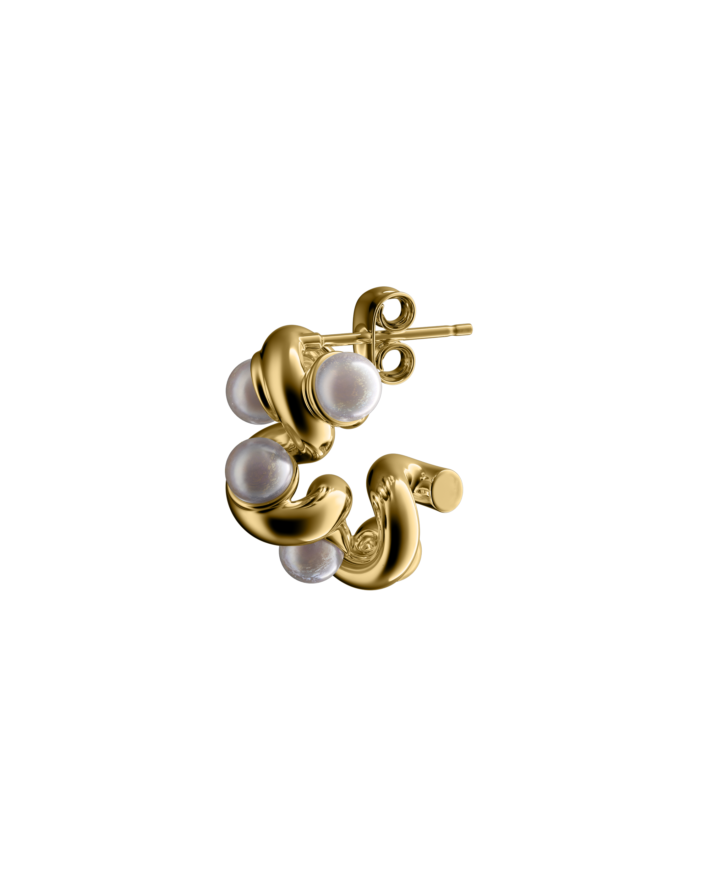 Pearl Twist Earrings